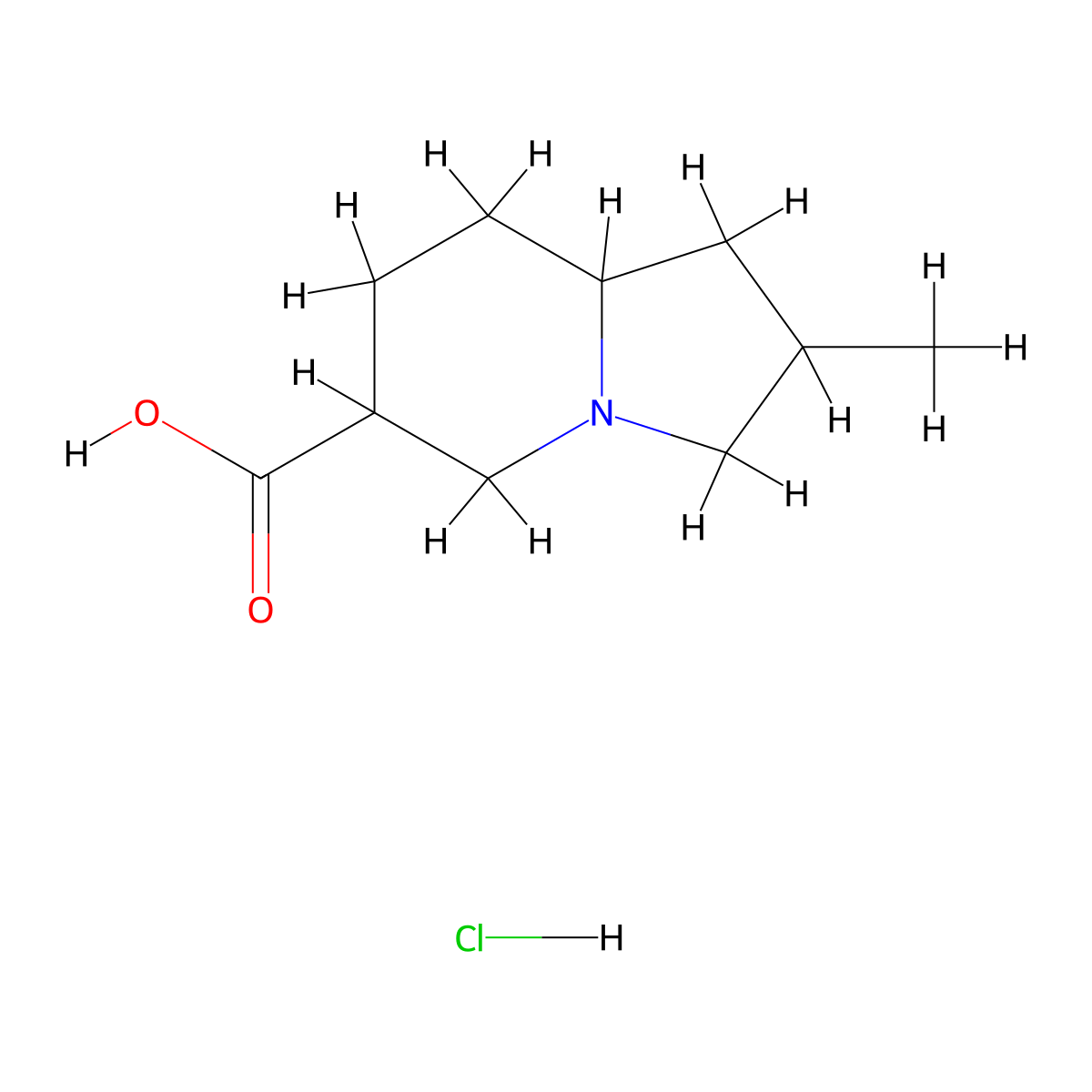 2-Methyl-octahydroindolizine-6-carboxylic acid hydrochloride molecular structure, CAS 2138027-75-3