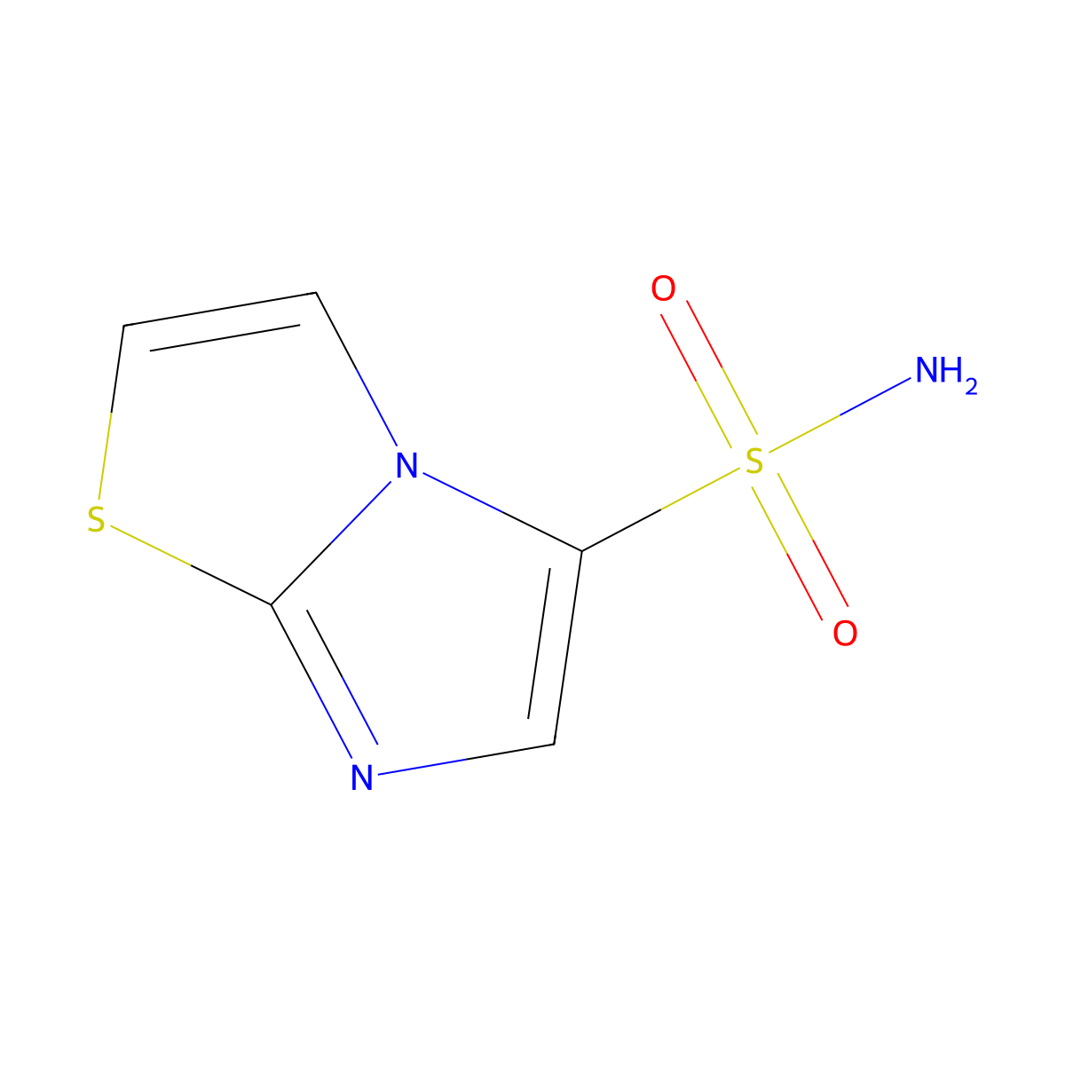 Imidazo[2,1-b][1,3]thiazole-5-sulfonamide molecular structure, CAS 2138042-47-2