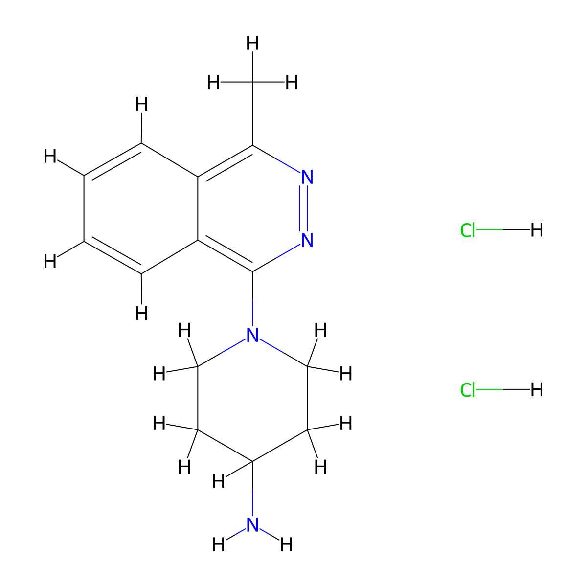1-(4-Methylphthalazin-1-yl)piperidin-4-amine dihydrochloride molecular structure, CAS 2138044-07-0