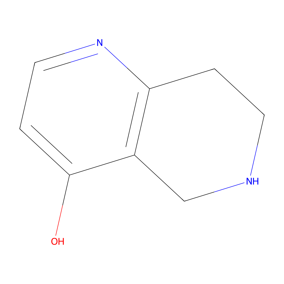 5,6,7,8-Tetrahydro-1,6-naphthyridin-4-ol molecular structure, CAS 2138045-40-4