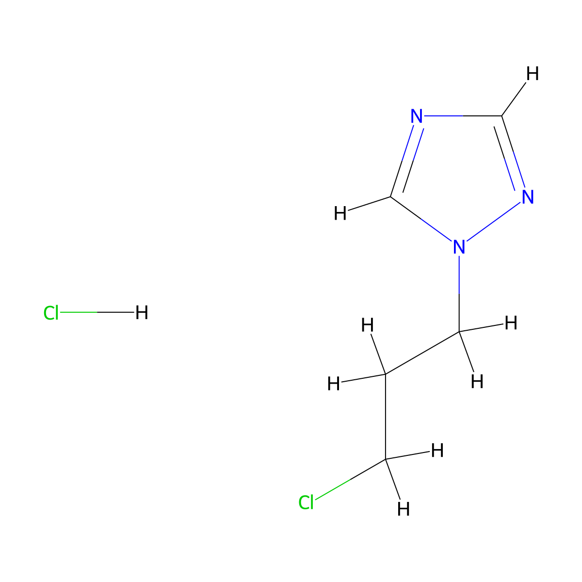1-(3-chloropropyl)-1H-1,2,4-triazole hydrochloride molecular structure, CAS 2138045-58-4