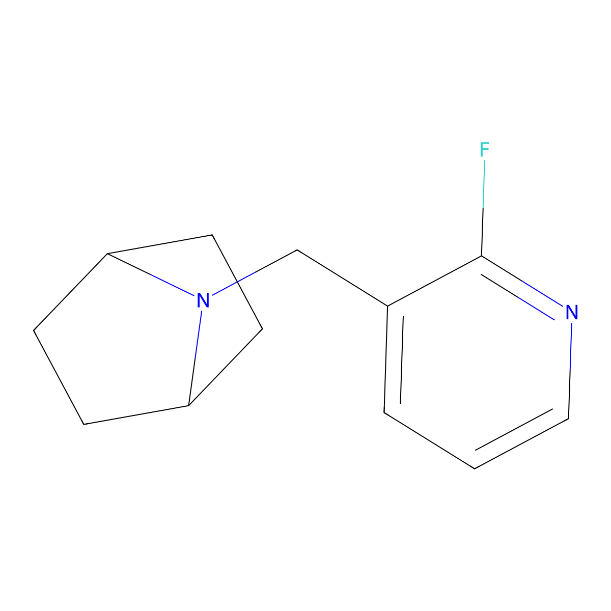 7-[(2-Fluoropyridin-3-yl)methyl]-7-azabicyclo[2.2.1]heptane molecular structure, CAS 2138052-05-6