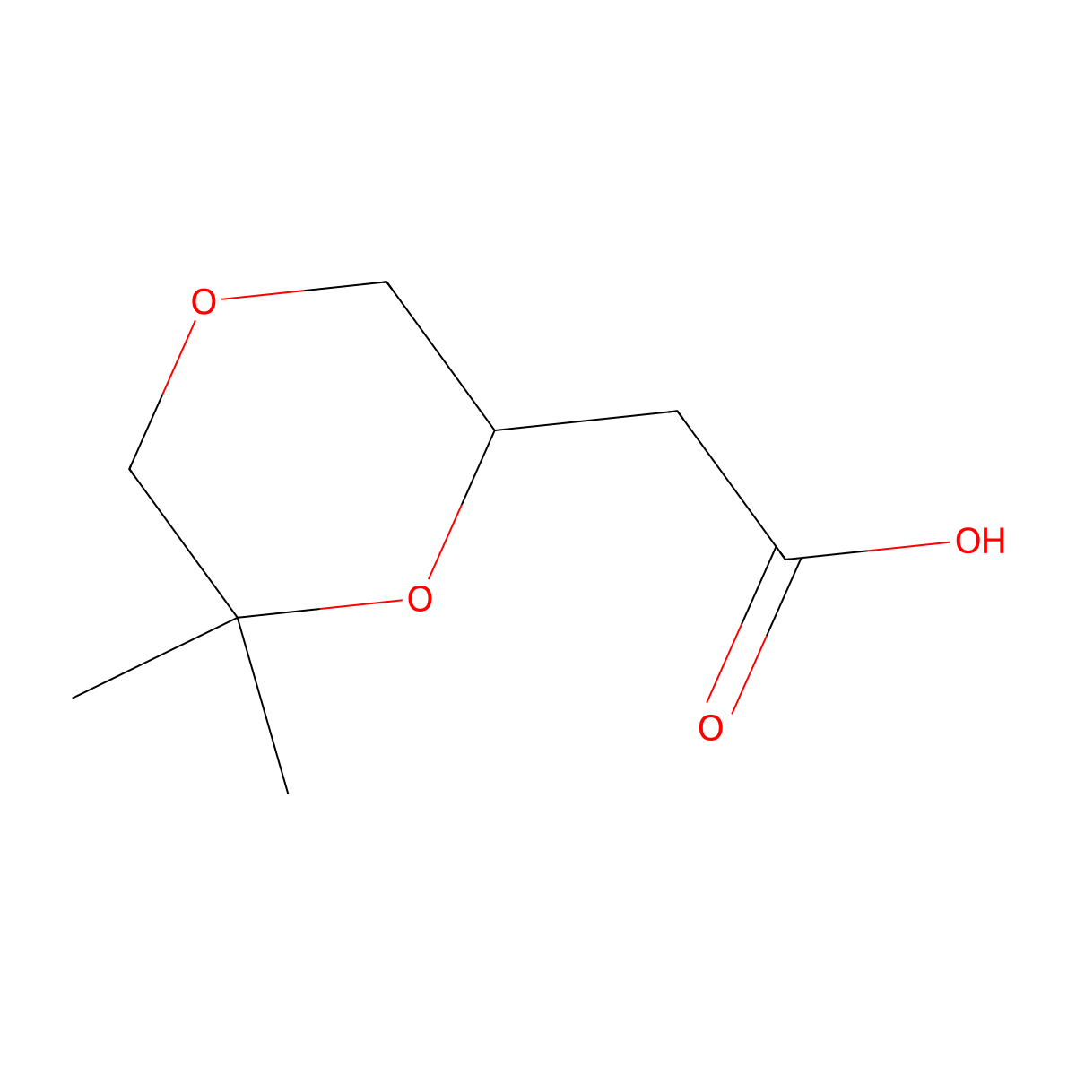 2-(6,6-Dimethyl-1,4-dioxan-2-yl)acetic acid molecular structure, CAS 2138052-20-5