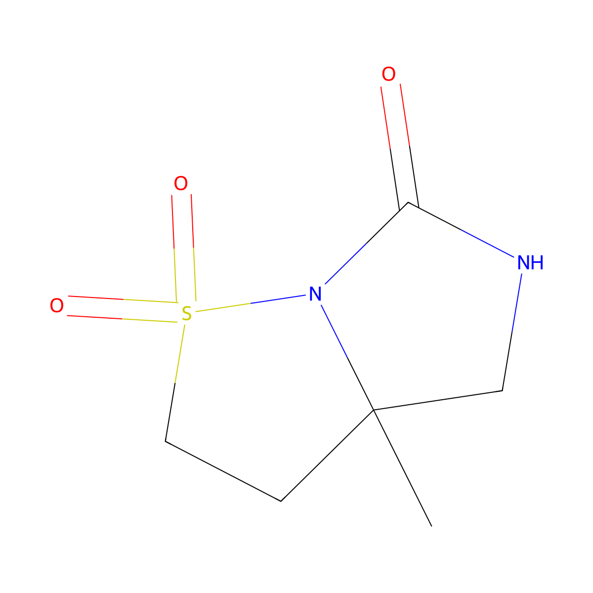 3a-Methyl-hexahydro-1lambda6-imidazolidino[1,5-b][1,2]thiazole-1,1,6-trione molecular structure, CAS 2138069-13-1