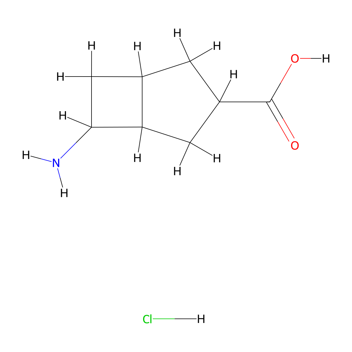 6-Aminobicyclo[3.2.0]heptane-3-carboxylic acid hydrochloride molecular structure, CAS 2138070-28-5