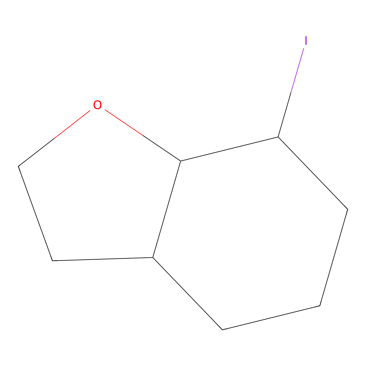 7-Iodo-octahydro-1-benzofuran molecular structure, CAS 2138087-27-9