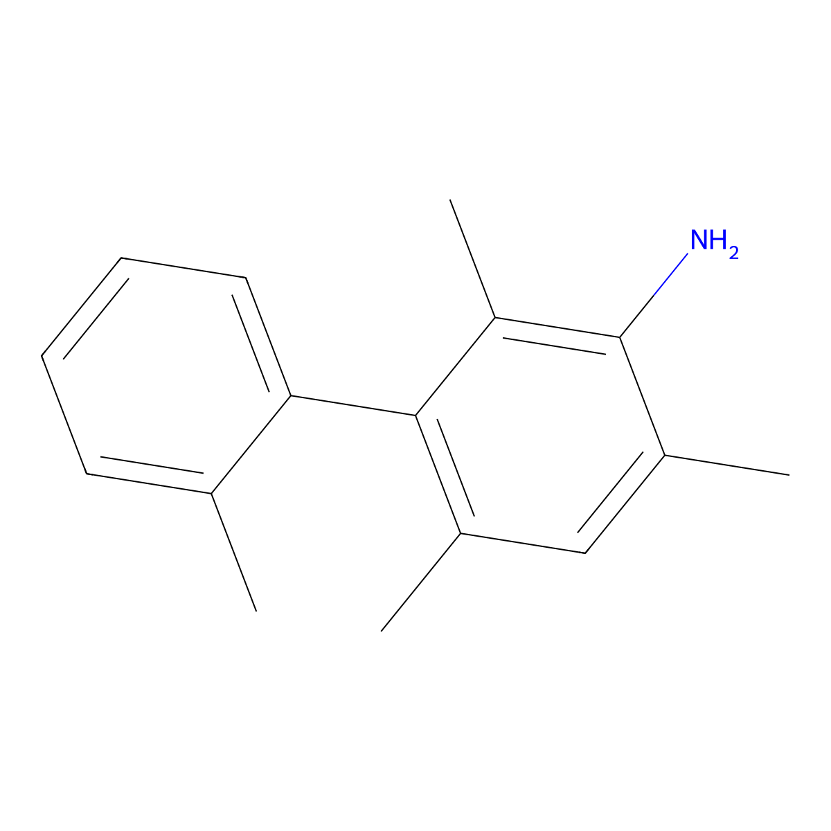 2,4,6-Trimethyl-3-(2-methylphenyl)aniline molecular structure, CAS 2138103-89-4