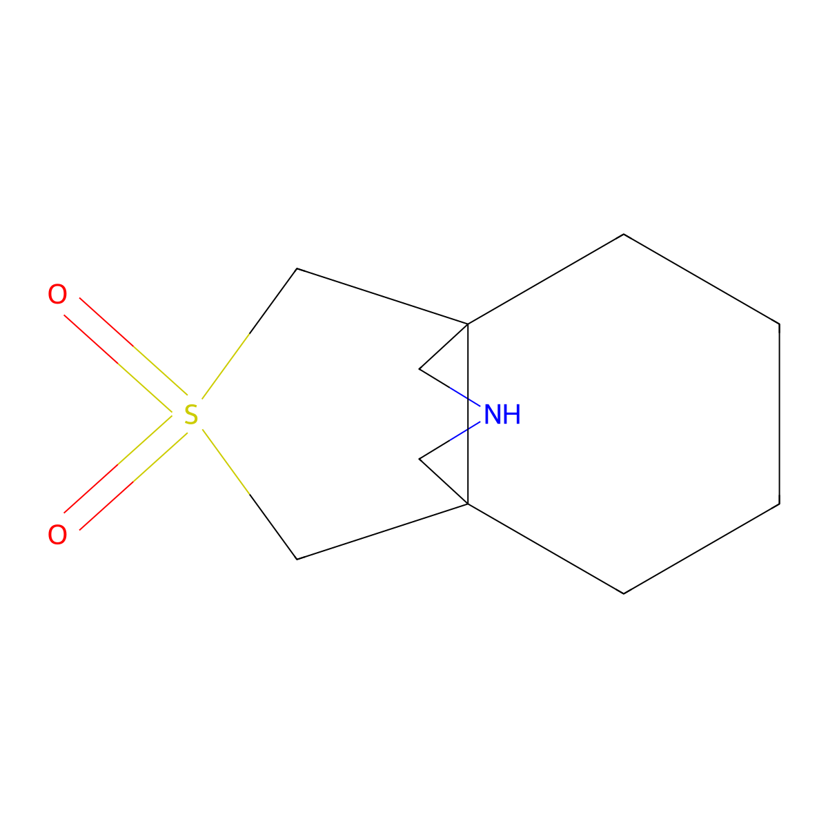 8lambda6-Thia-11-azatricyclo[4.3.3.0,1,6]dodecane-8,8-dione molecular structure, CAS 2138104-33-1