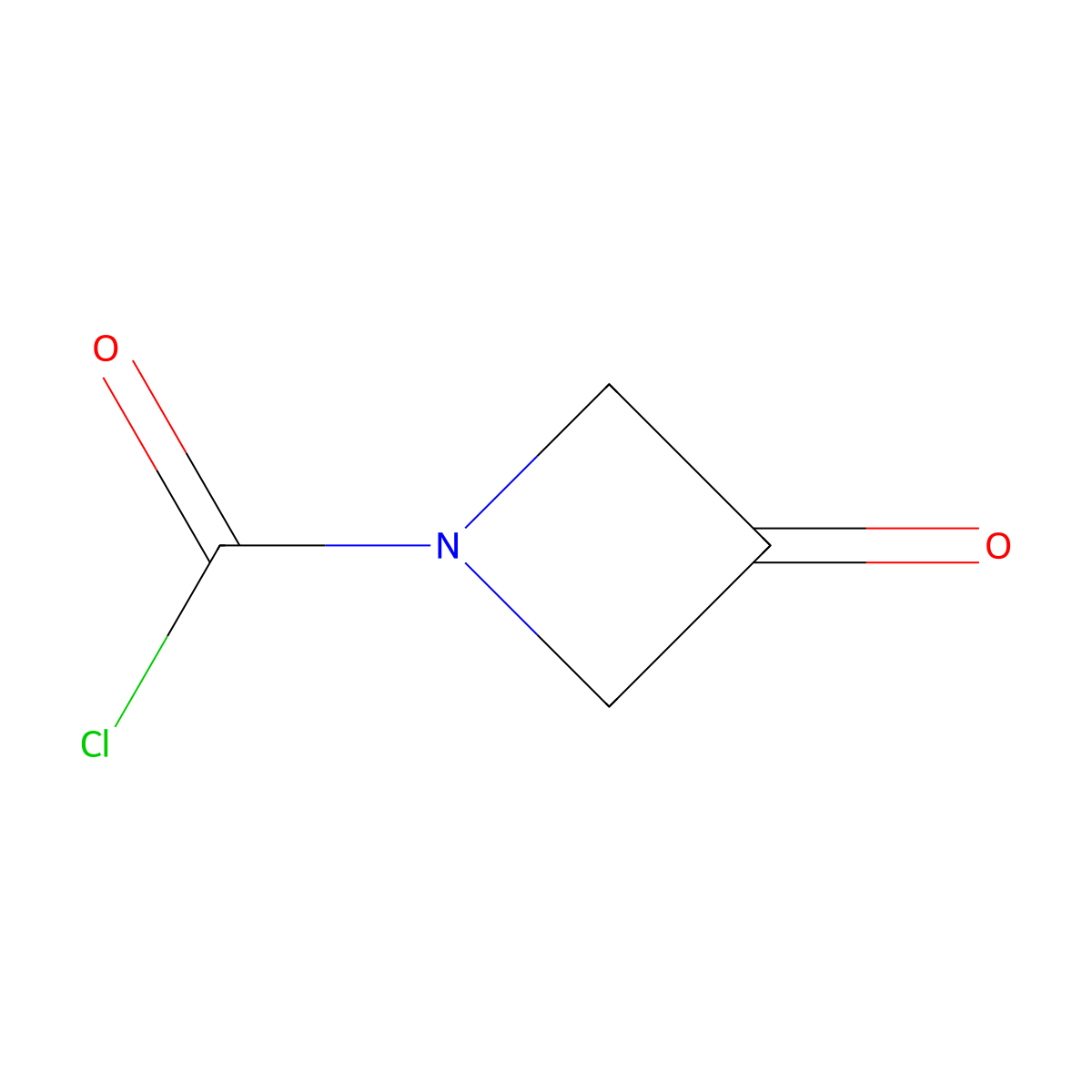 3-Oxoazetidine-1-carbonyl chloride molecular structure, CAS 2138120-04-2