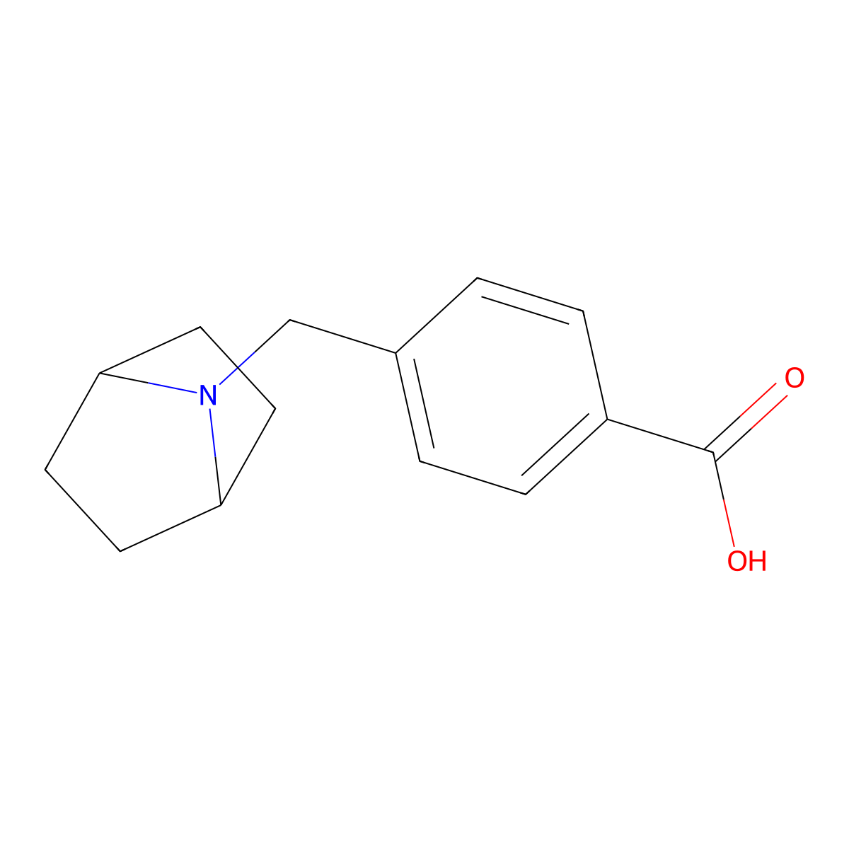 4-({7-Azabicyclo[2.2.1]heptan-7-yl}methyl)benzoic acid molecular structure, CAS 2138120-48-4