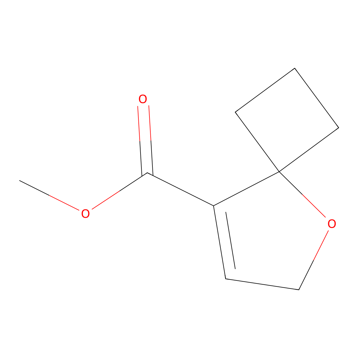 Methyl 5-oxaspiro[3.4]oct-7-ene-8-carboxylate molecular structure, CAS 2138122-27-5