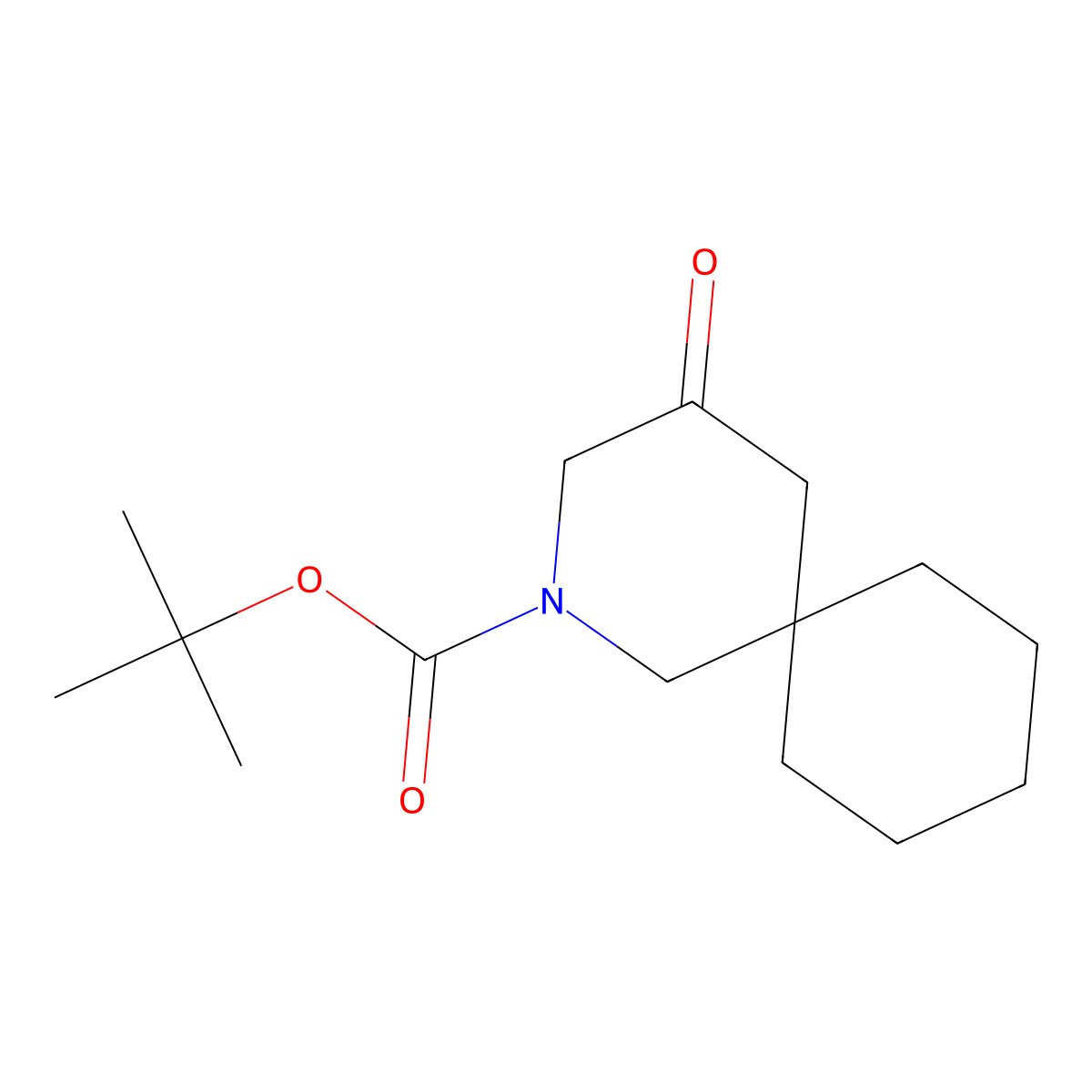 Tert-butyl 4-oxo-2-azaspiro[5.5]undecane-2-carboxylate molecular structure, CAS 2138125-91-2