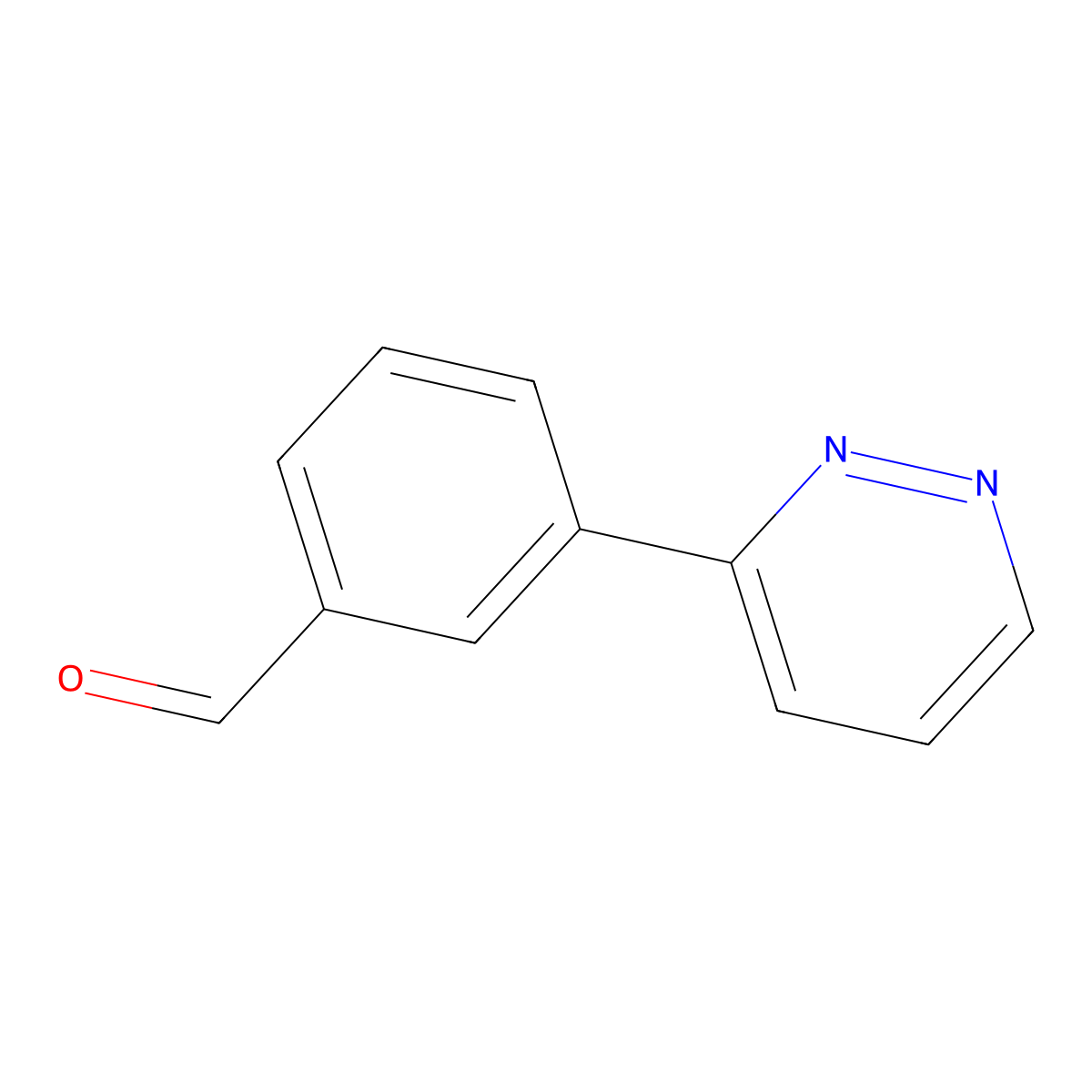 3-(Pyridazin-3-yl)benzaldehyde molecular structure, CAS 2138130-98-8