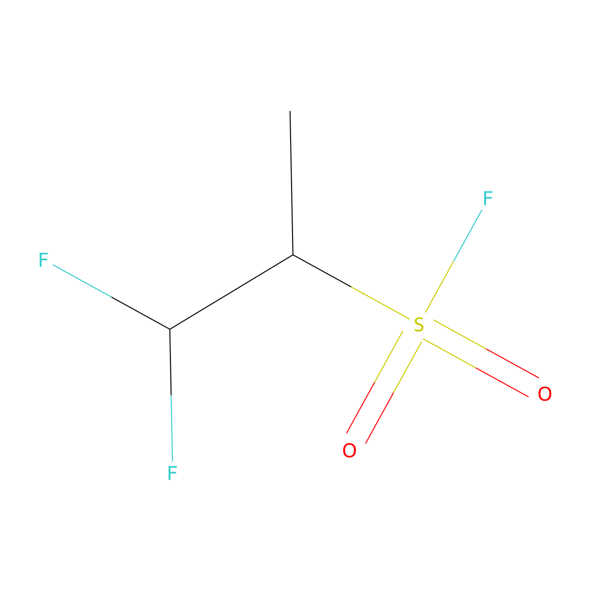 1,1-Difluoropropane-2-sulfonyl fluoride molecular structure, CAS 2138132-90-6