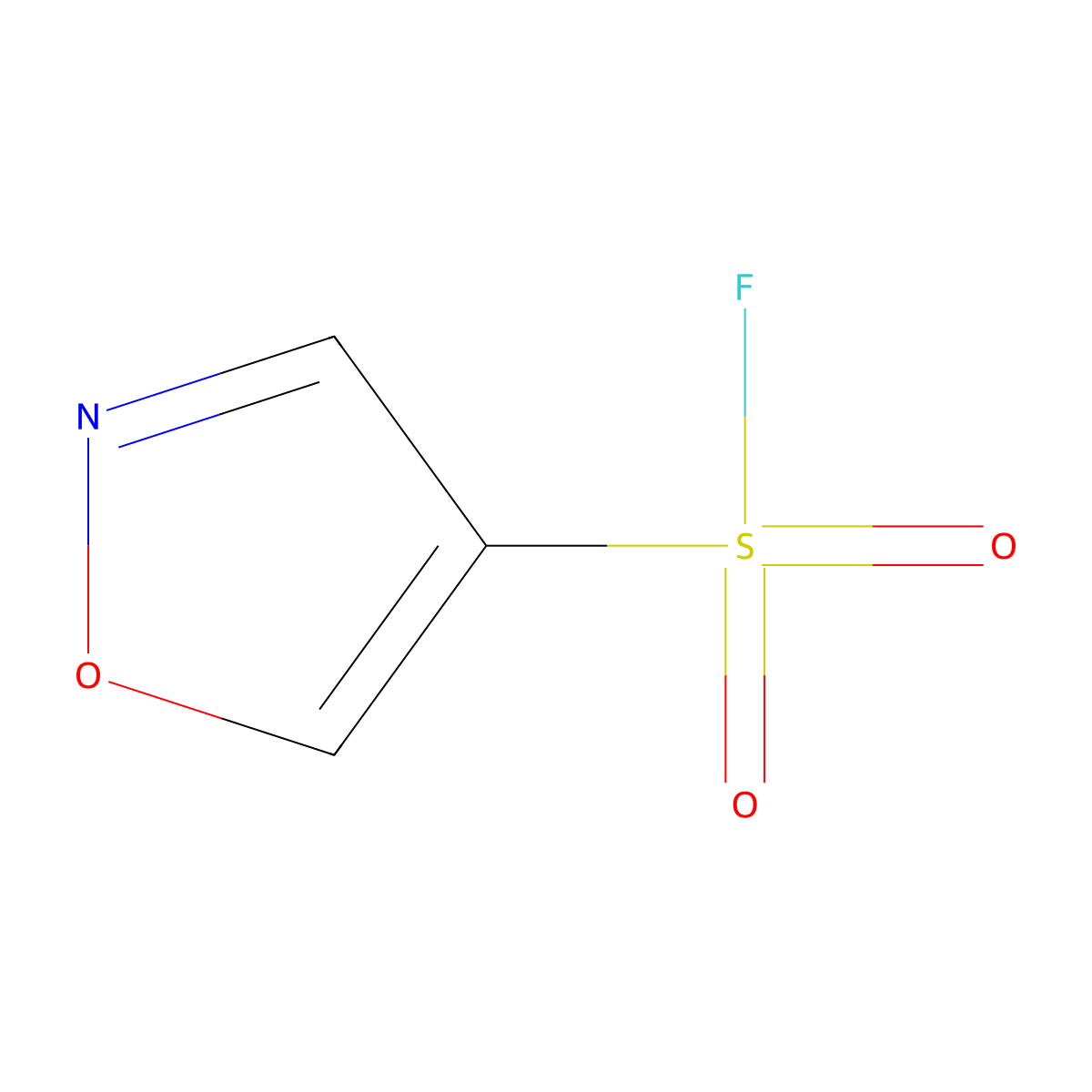 1,2-Oxazole-4-sulfonyl fluoride molecular structure, CAS 2138135-66-5