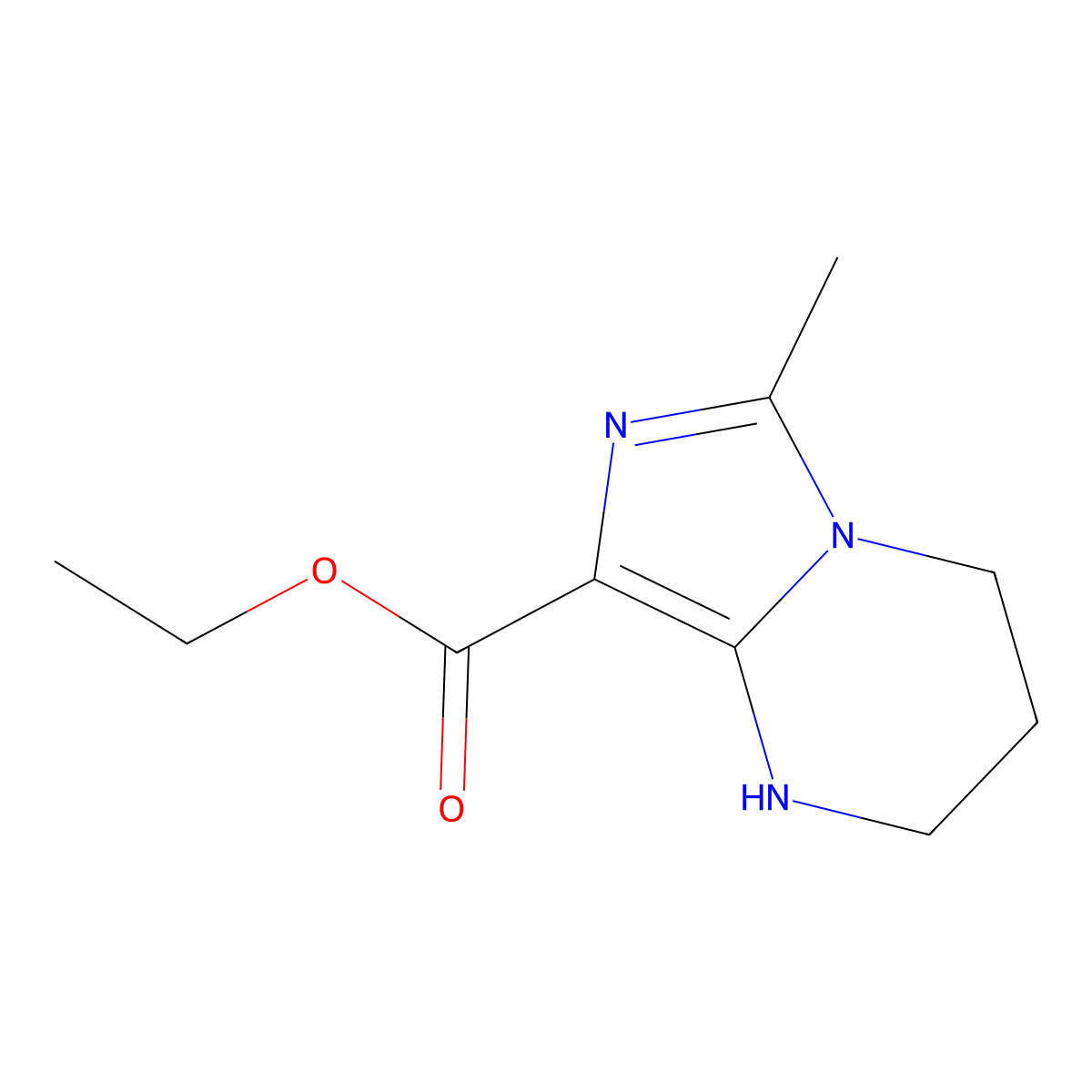 ethyl 6-methyl-1H,2H,3H,4H-imidazo[1,5-a]pyrimidine-8-carboxylate molecular structure, CAS 2138135-84-7