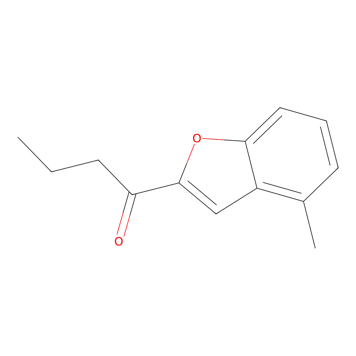 1-(4-Methyl-1-benzofuran-2-yl)butan-1-one molecular structure, CAS 2138140-72-2