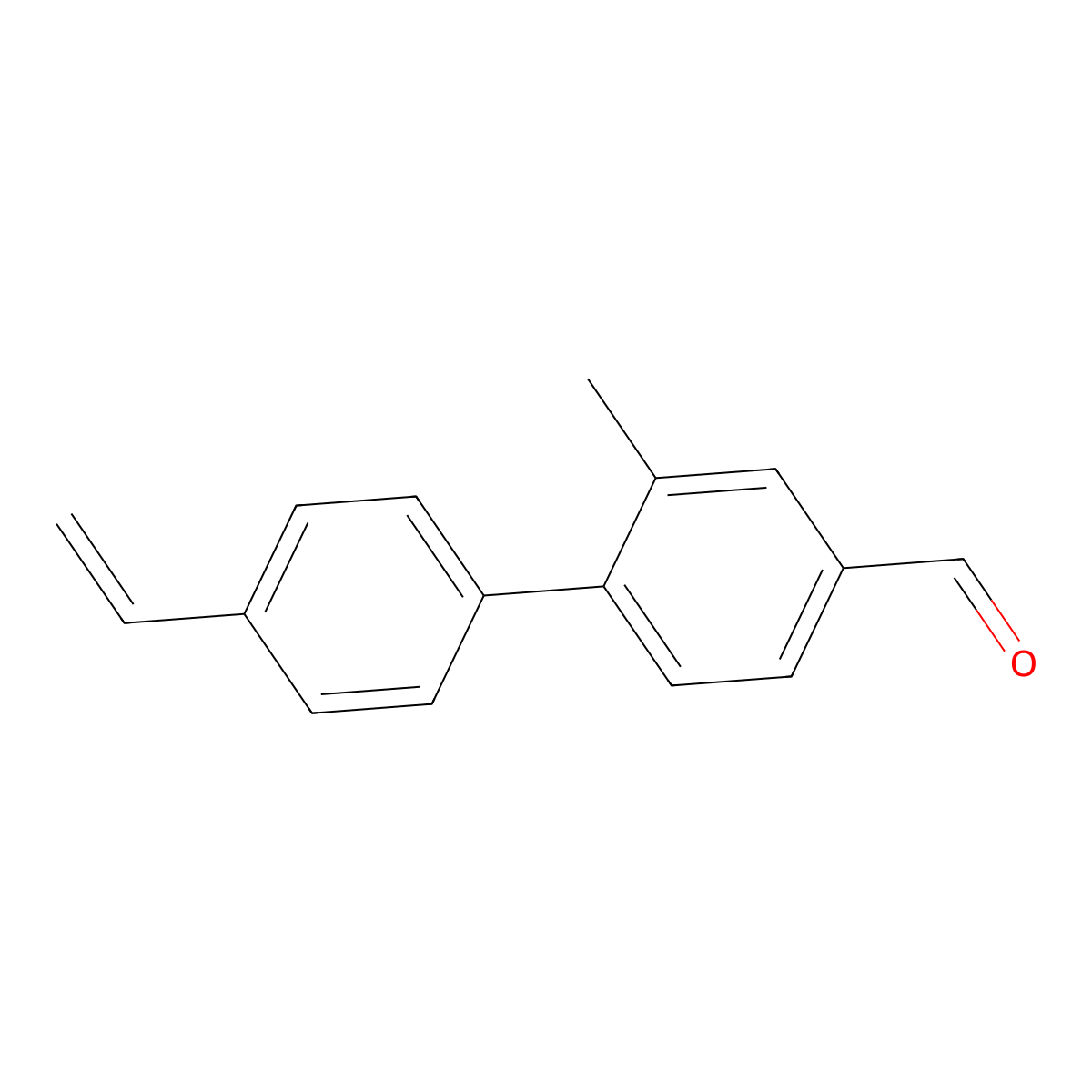 4-(4-Ethenylphenyl)-3-methylbenzaldehyde molecular structure, CAS 2138142-87-5