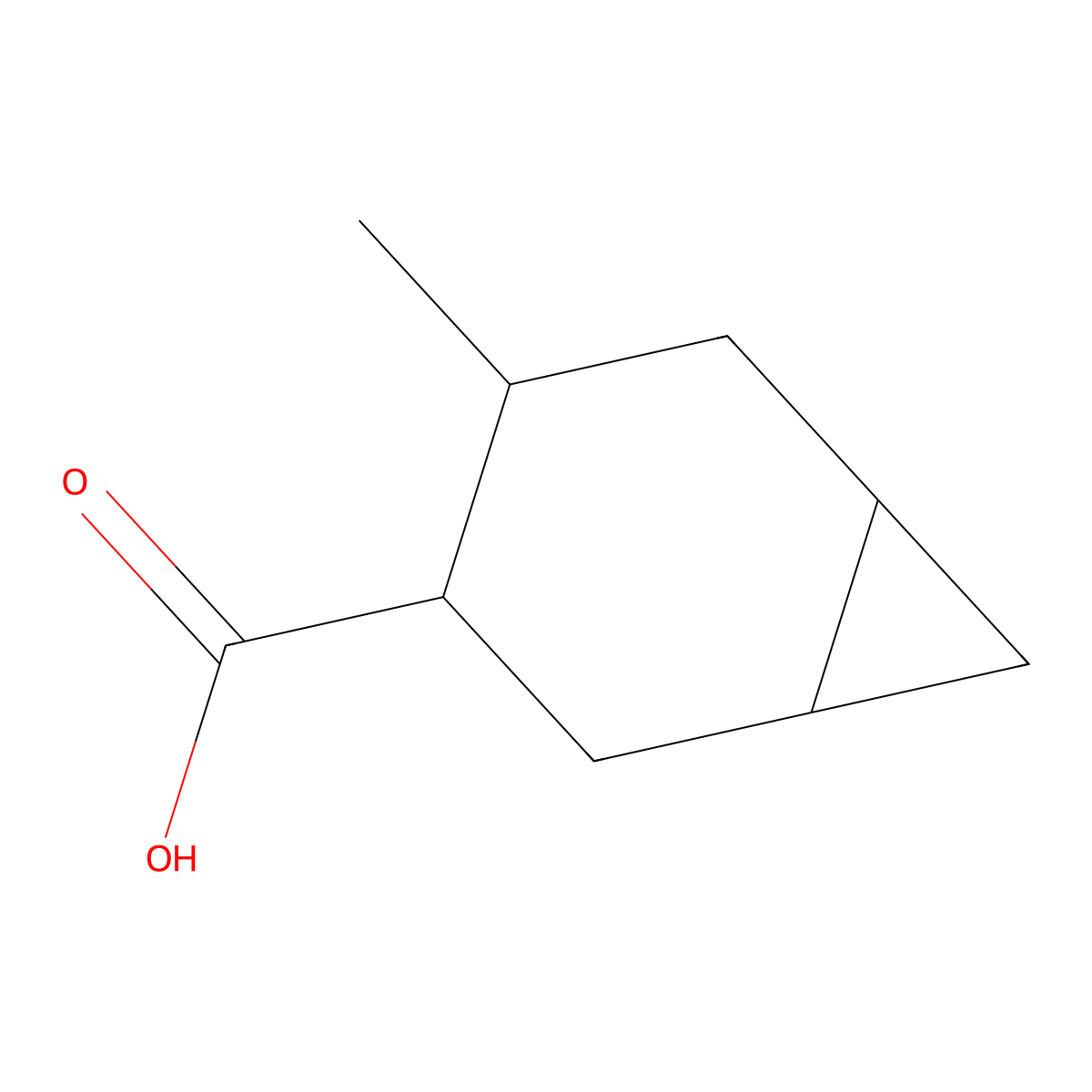 4-Methylbicyclo[4.1.0]heptane-3-carboxylic acid molecular structure, CAS 2138147-10-9