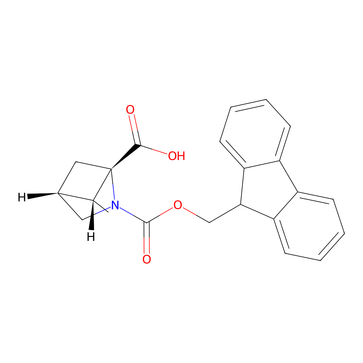 rac-(1R,4S,5S)-2-{[(9H-fluoren-9-yl)methoxy]carbonyl}-5-methyl-2-azabicyclo[2.1.1]hexane-1-carboxylic acid molecular structure, CAS 2138151-10-5