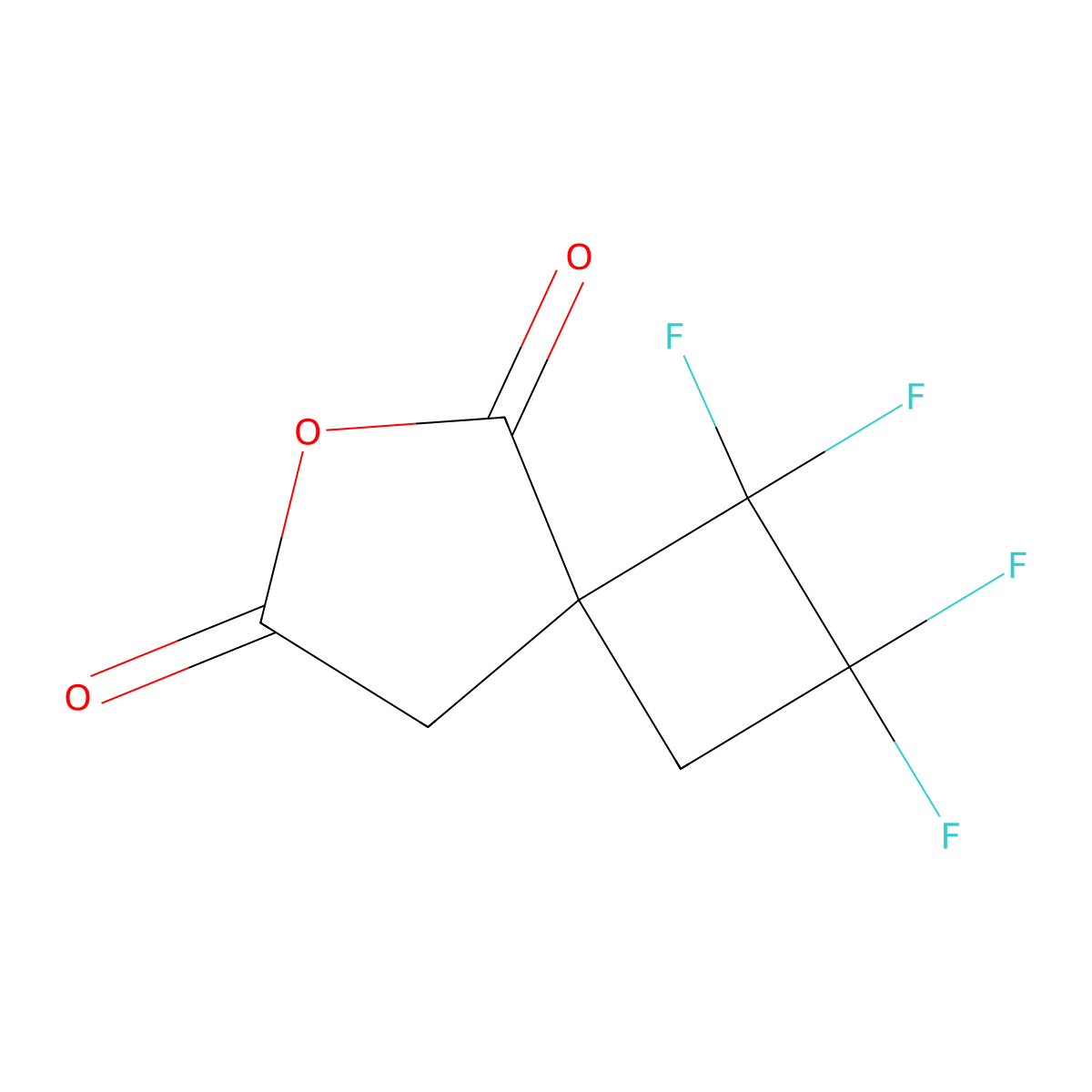 1,1,2,2-Tetrafluoro-6-oxaspiro[3.4]octane-5,7-dione molecular structure, CAS 2138154-95-5