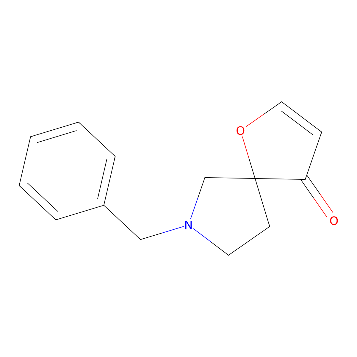 7-Benzyl-1-oxa-7-azaspiro[4.4]non-2-en-4-one molecular structure, CAS 2138163-35-4