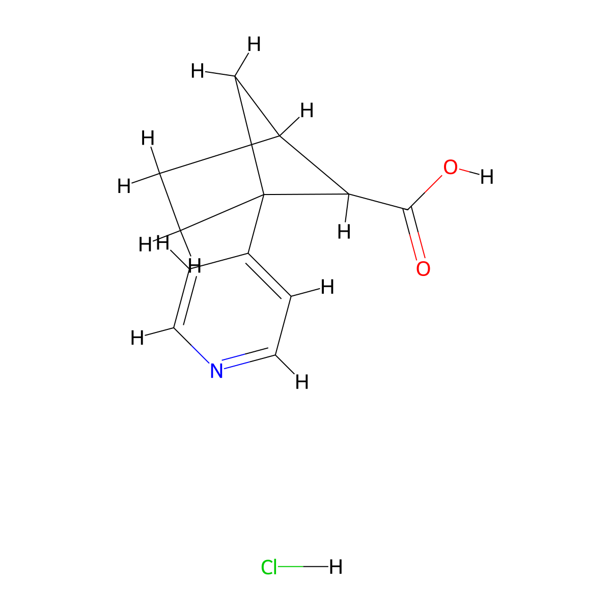 1-(Pyridin-4-yl)bicyclo[2.1.1]hexane-5-carboxylic acid hydrochloride molecular structure, CAS 2138164-57-3
