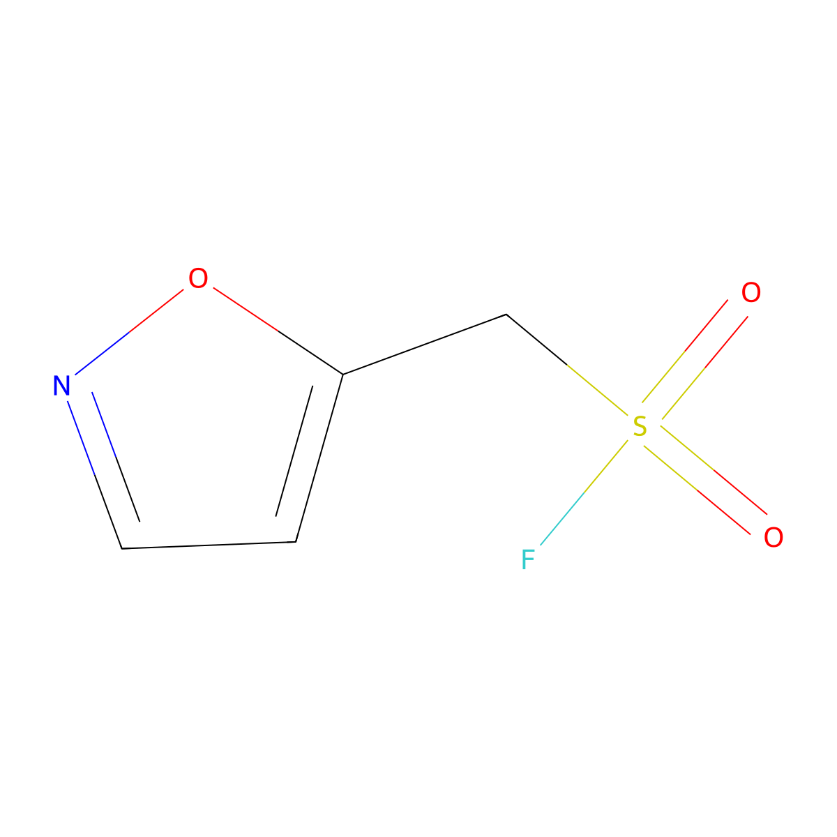 (1,2-Oxazol-5-yl)methanesulfonyl fluoride molecular structure, CAS 2138166-99-9