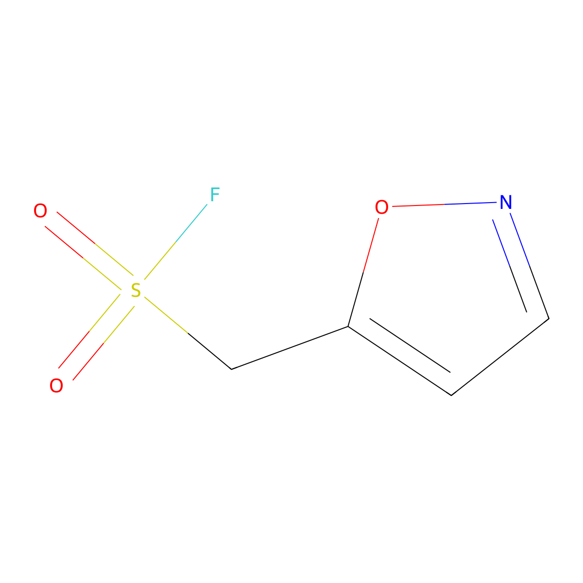 (1,2-Oxazol-5-yl)methanesulfonyl fluoride molecular structure, CAS 2138166-99-9