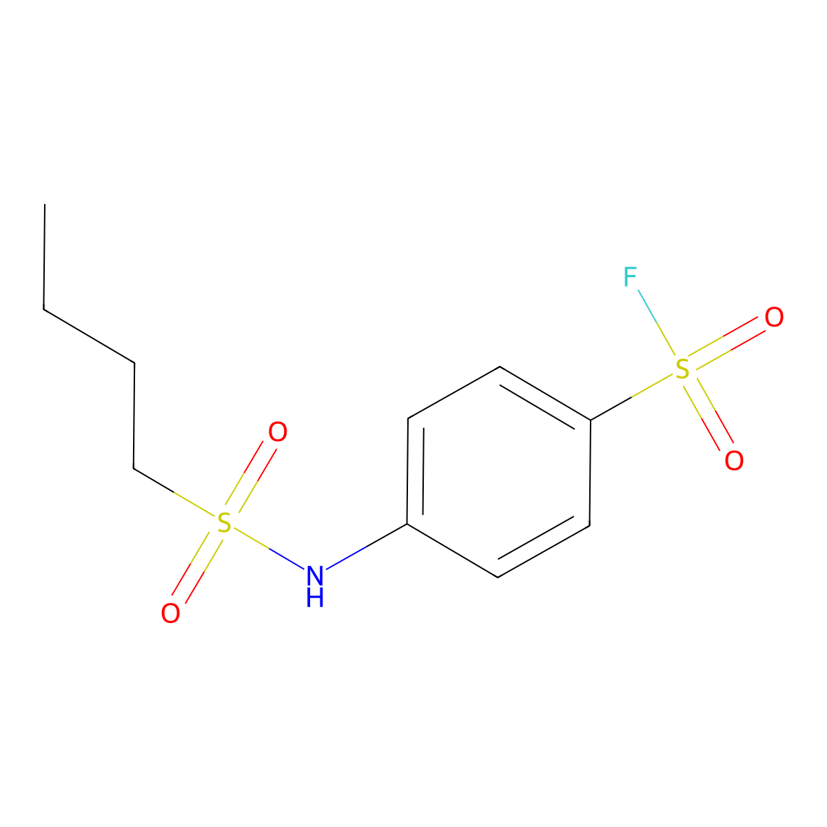 4-(Butane-1-sulfonamido)benzene-1-sulfonyl fluoride molecular structure, CAS 2138170-94-0