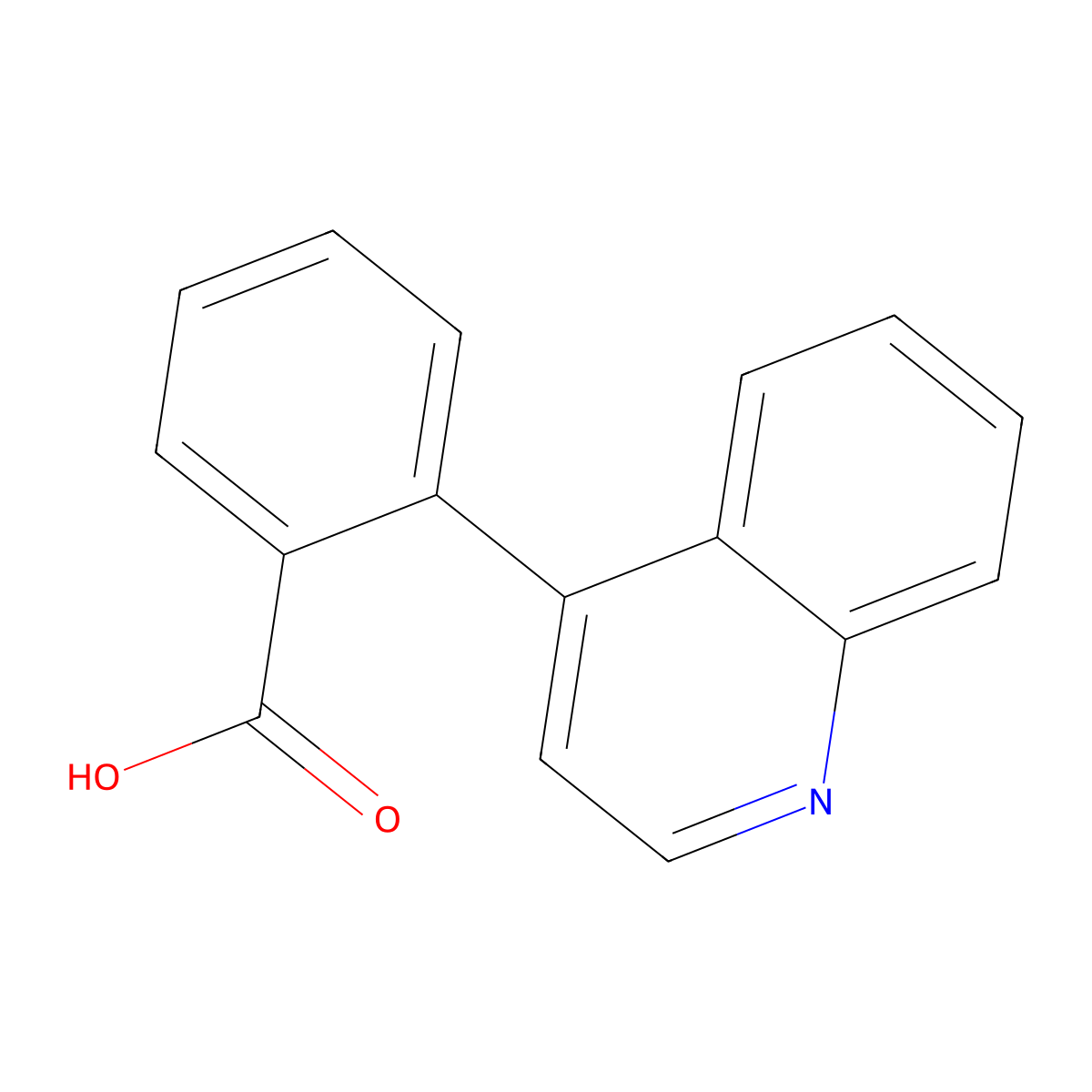 2-(Quinolin-4-yl)benzoic acid molecular structure, CAS 2138175-18-3