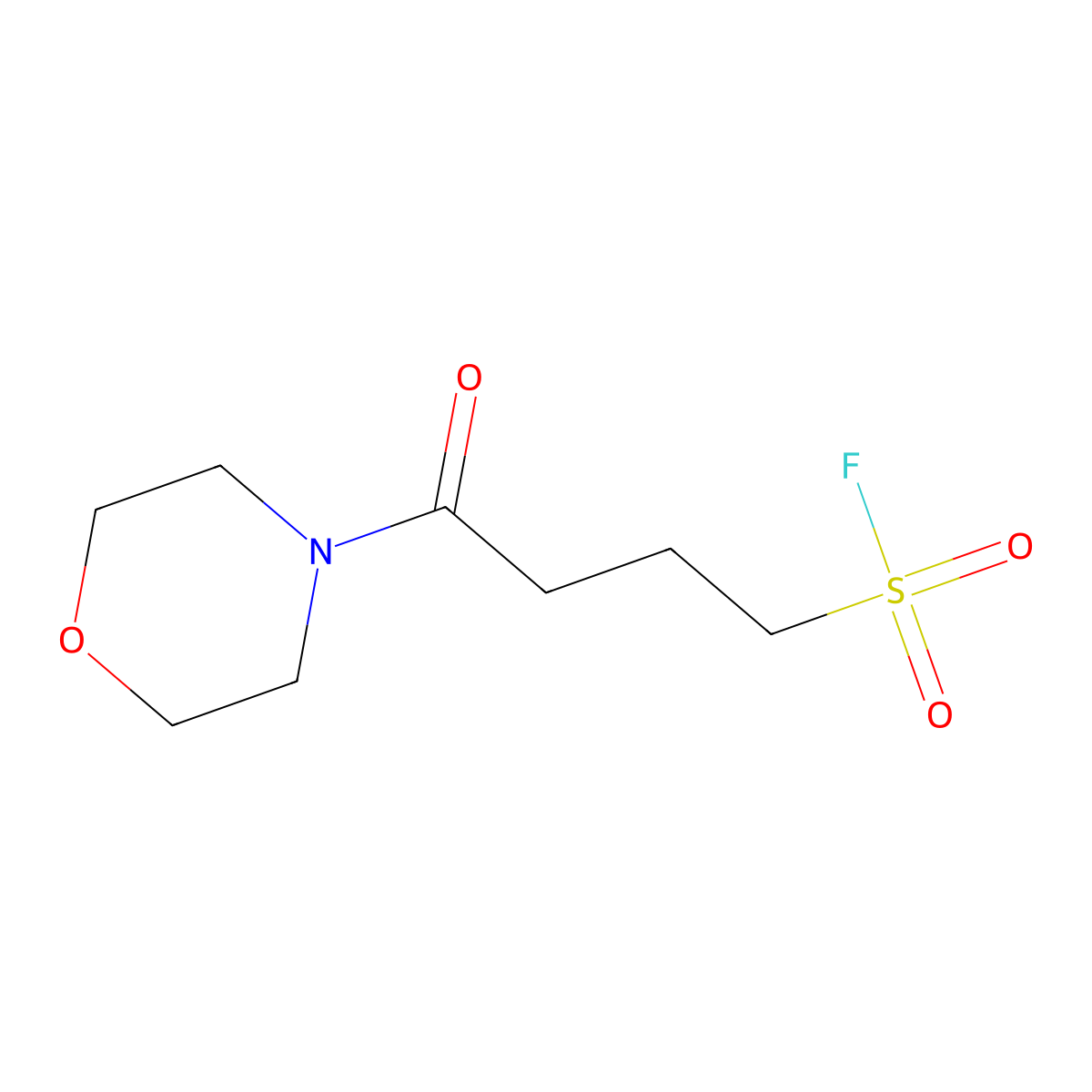 4-(Morpholin-4-yl)-4-oxobutane-1-sulfonyl fluoride molecular structure, CAS 2138185-01-8