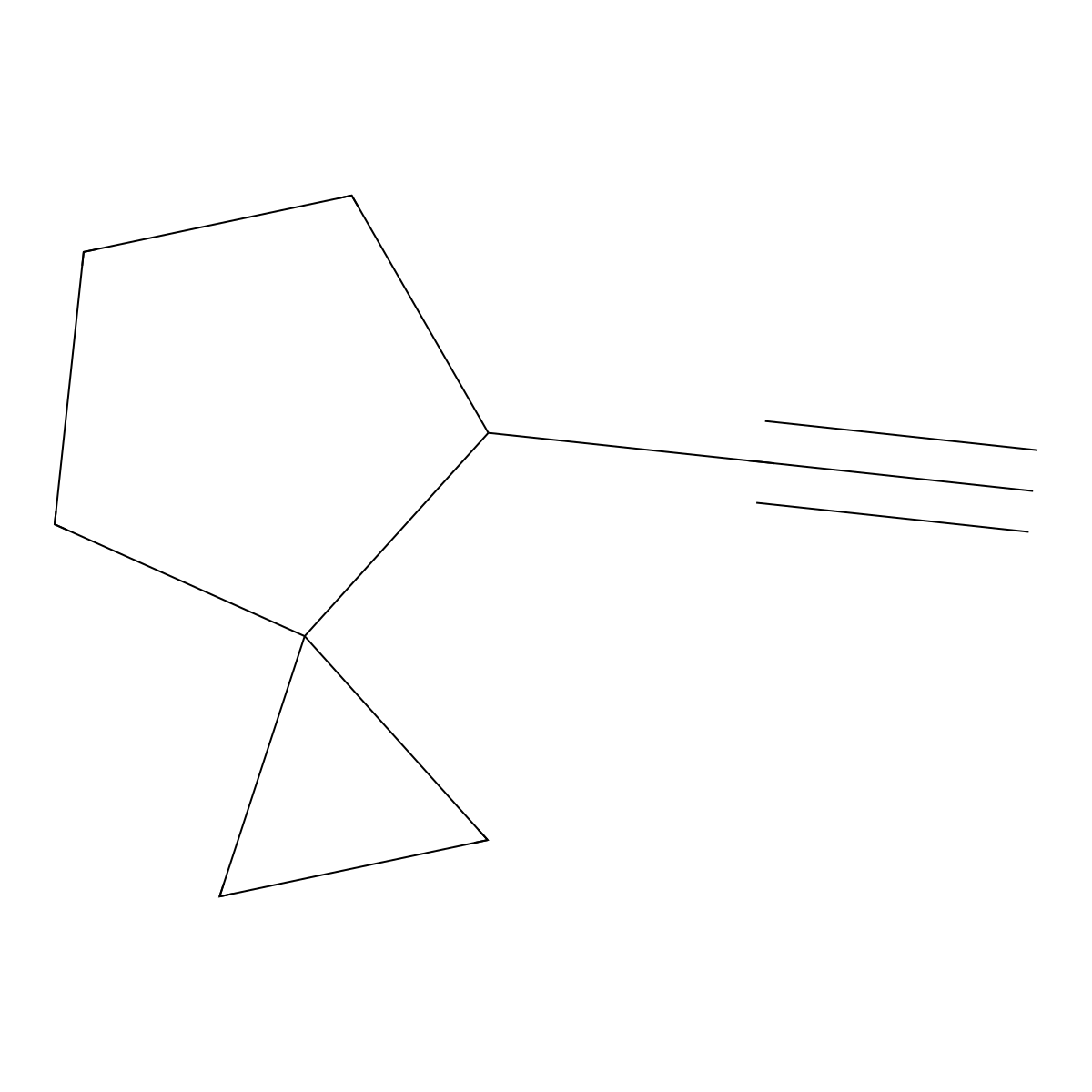 4-Ethynylspiro[2.4]heptane molecular structure, CAS 2138187-40-1