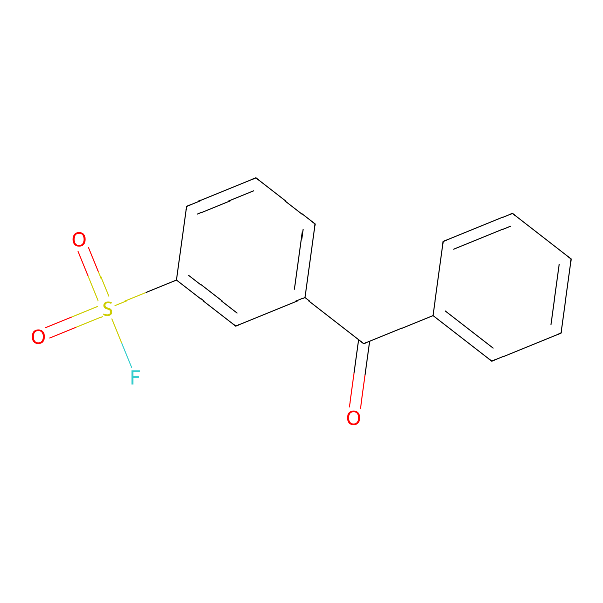 3-Benzoylbenzene-1-sulfonyl fluoride molecular structure, CAS 2138188-47-1