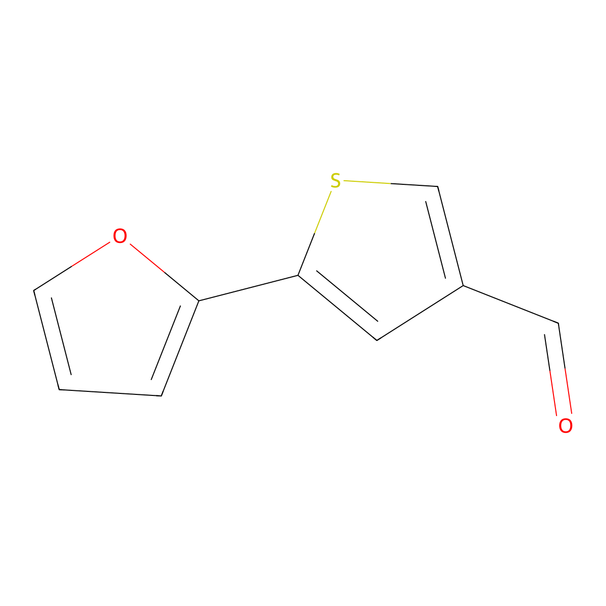5-(Furan-2-yl)thiophene-3-carbaldehyde molecular structure, CAS 2138204-84-7