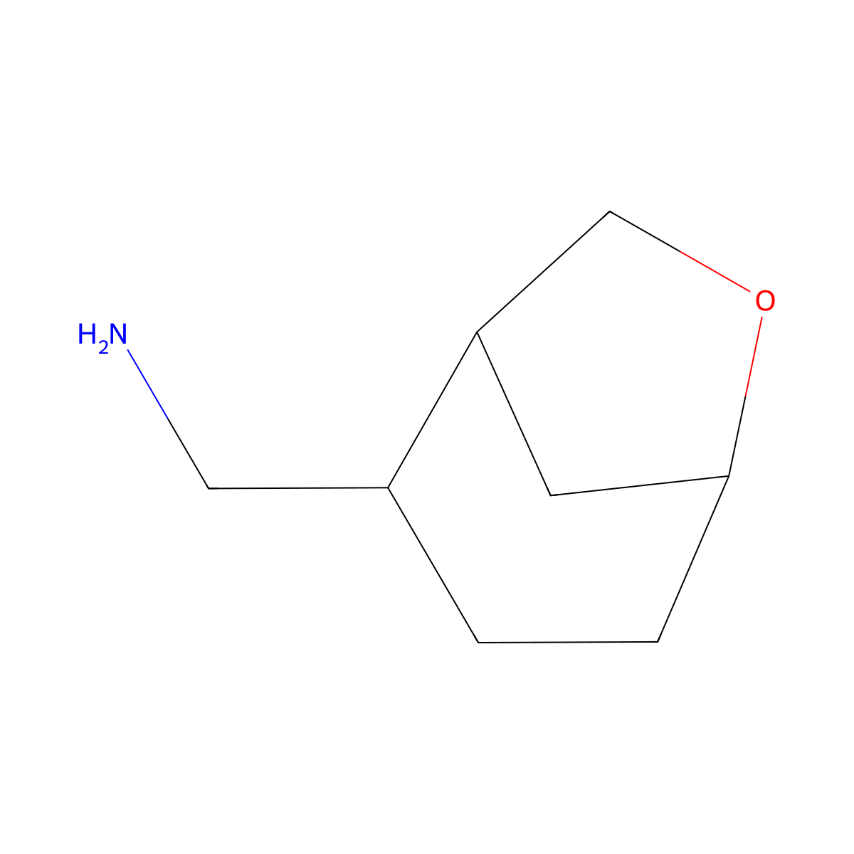 {6-Oxabicyclo[3.2.1]octan-2-yl}methanamine molecular structure, CAS 2138204-85-8
