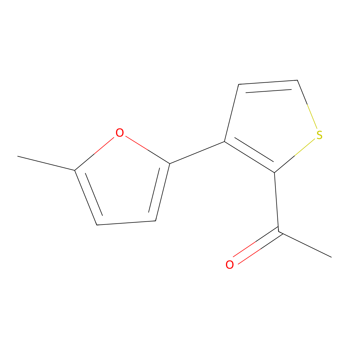 1-[3-(5-Methylfuran-2-yl)thiophen-2-yl]ethan-1-one molecular structure, CAS 2138206-81-0