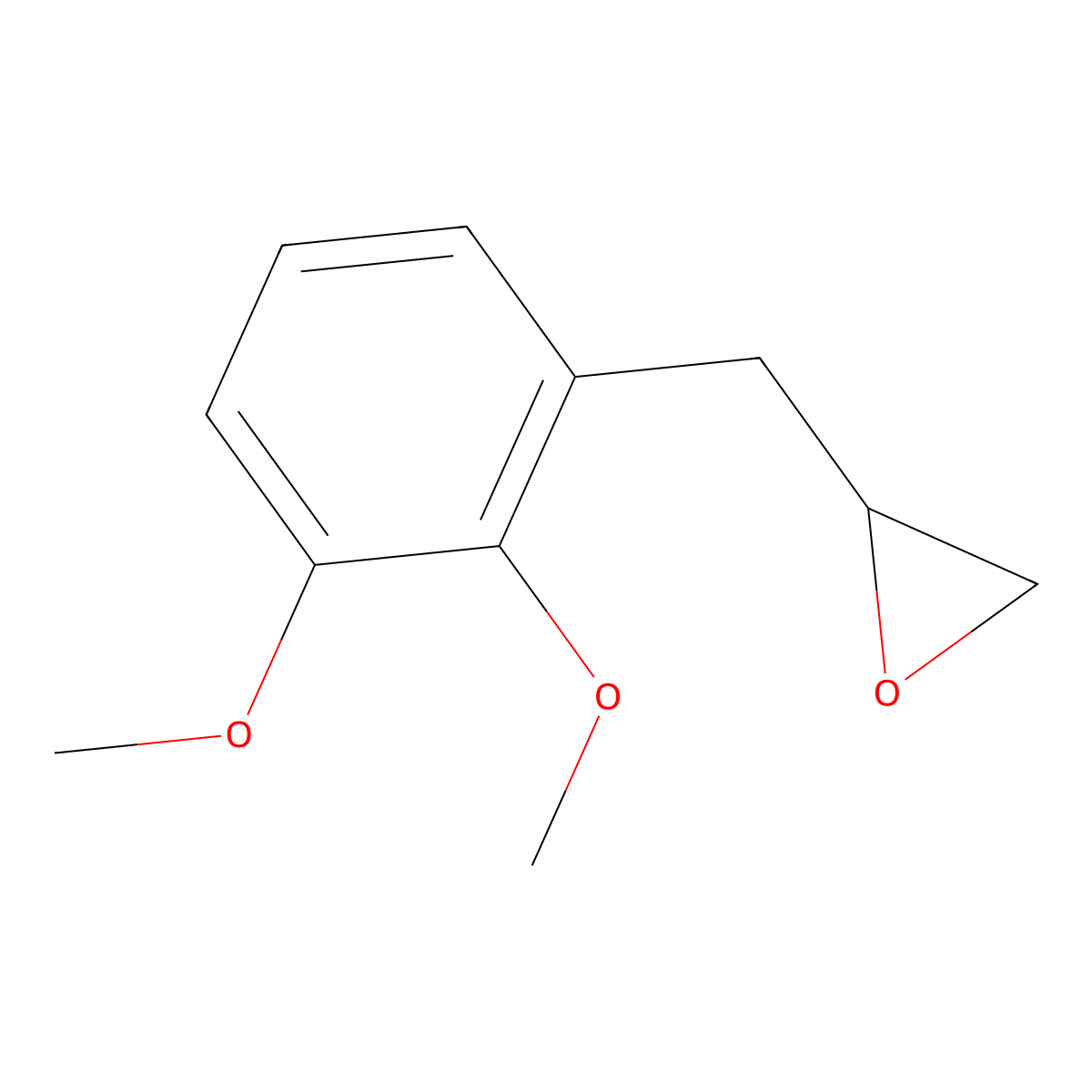2-[(2,3-Dimethoxyphenyl)methyl]oxirane molecular structure, CAS 2138207-10-8