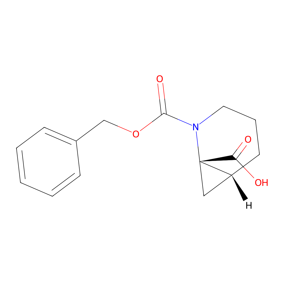 rac-(1R,6S)-2-[(benzyloxy)carbonyl]-2-azabicyclo[4.1.0]heptane-1-carboxylic acid molecular structure, CAS 2138210-69-0