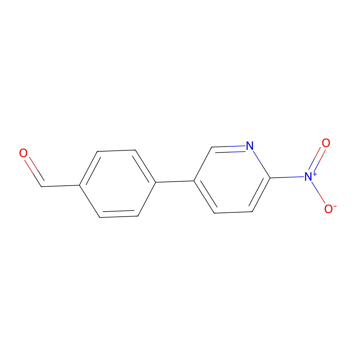 4-(6-Nitropyridin-3-yl)benzaldehyde molecular structure, CAS 2138212-79-8
