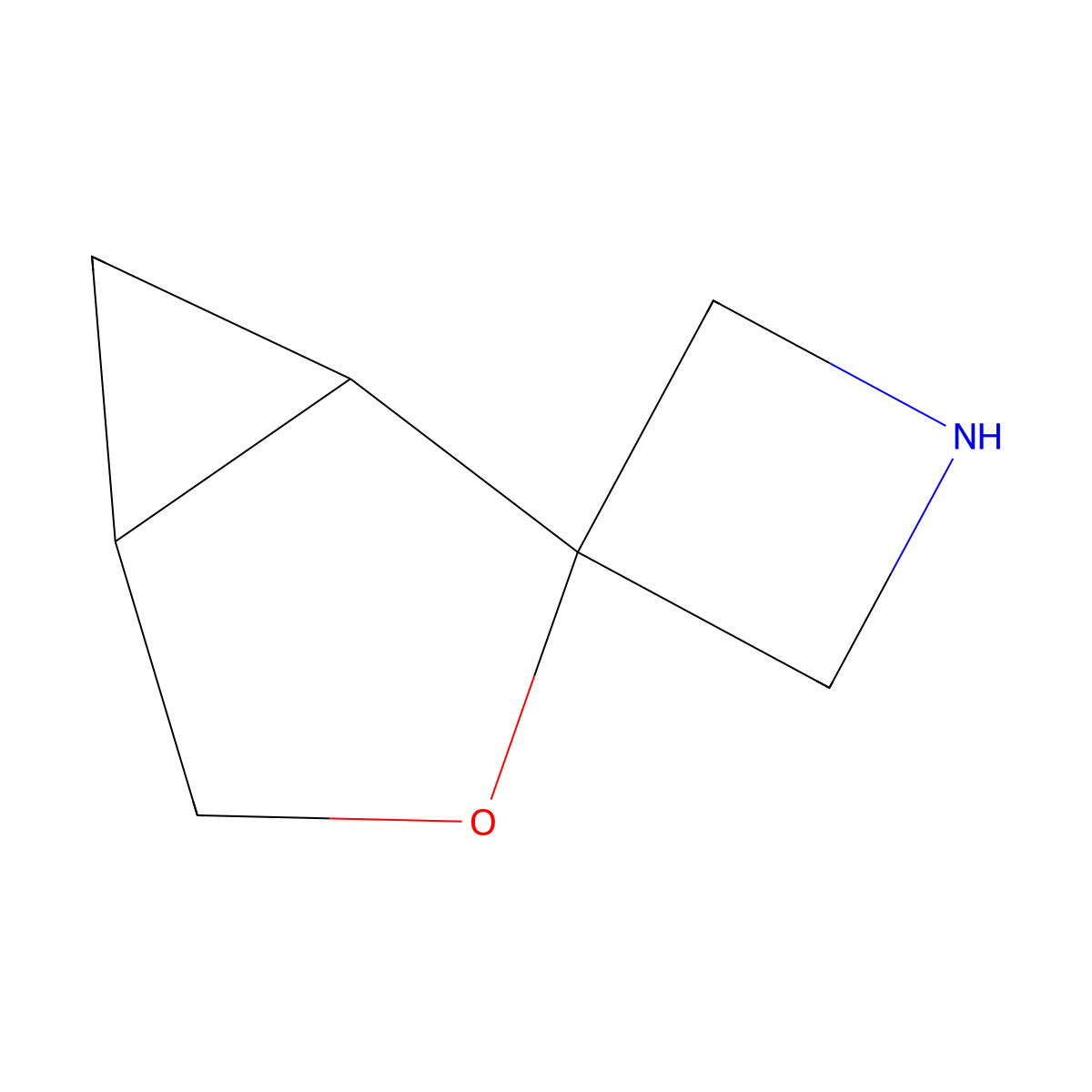 3'-Oxaspiro[azetidine-3,2'-bicyclo[3.1.0]hexane] molecular structure, CAS 2138213-49-5