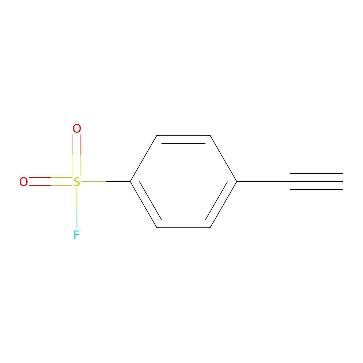 4-Ethynylbenzene-1-sulfonyl fluoride molecular structure, CAS 2138217-02-2
