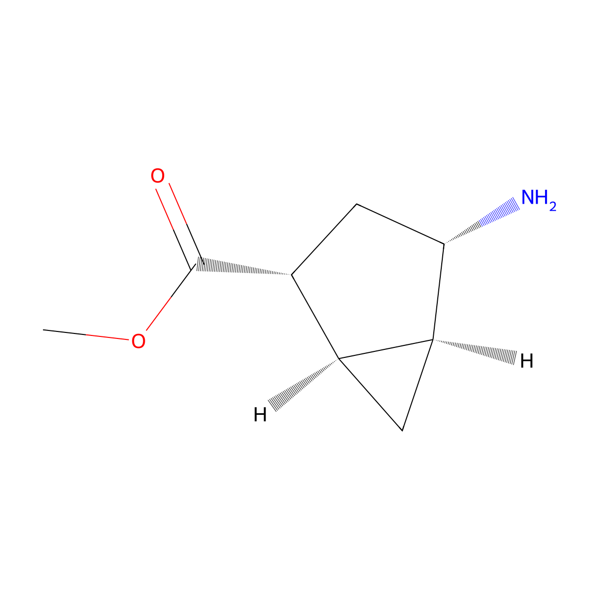rac-methyl (1R,2R,4S,5S)-4-aminobicyclo[3.1.0]hexane-2-carboxylate molecular structure, CAS 2138217-55-5