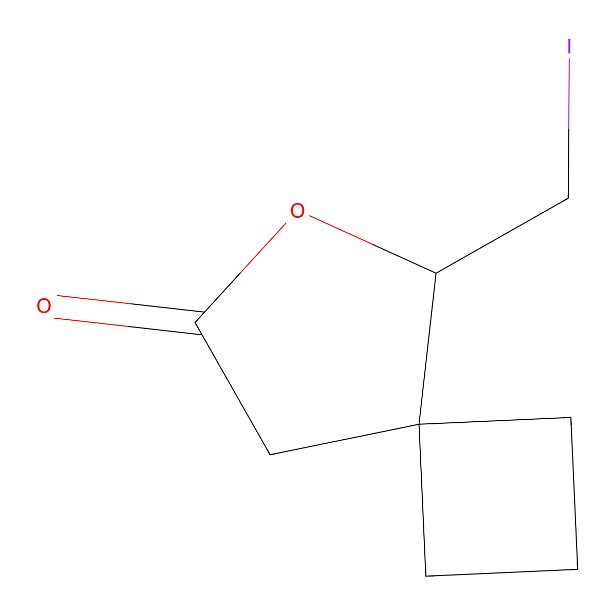 5-(Iodomethyl)-6-oxaspiro[3.4]octan-7-one molecular structure, CAS 2138222-34-9