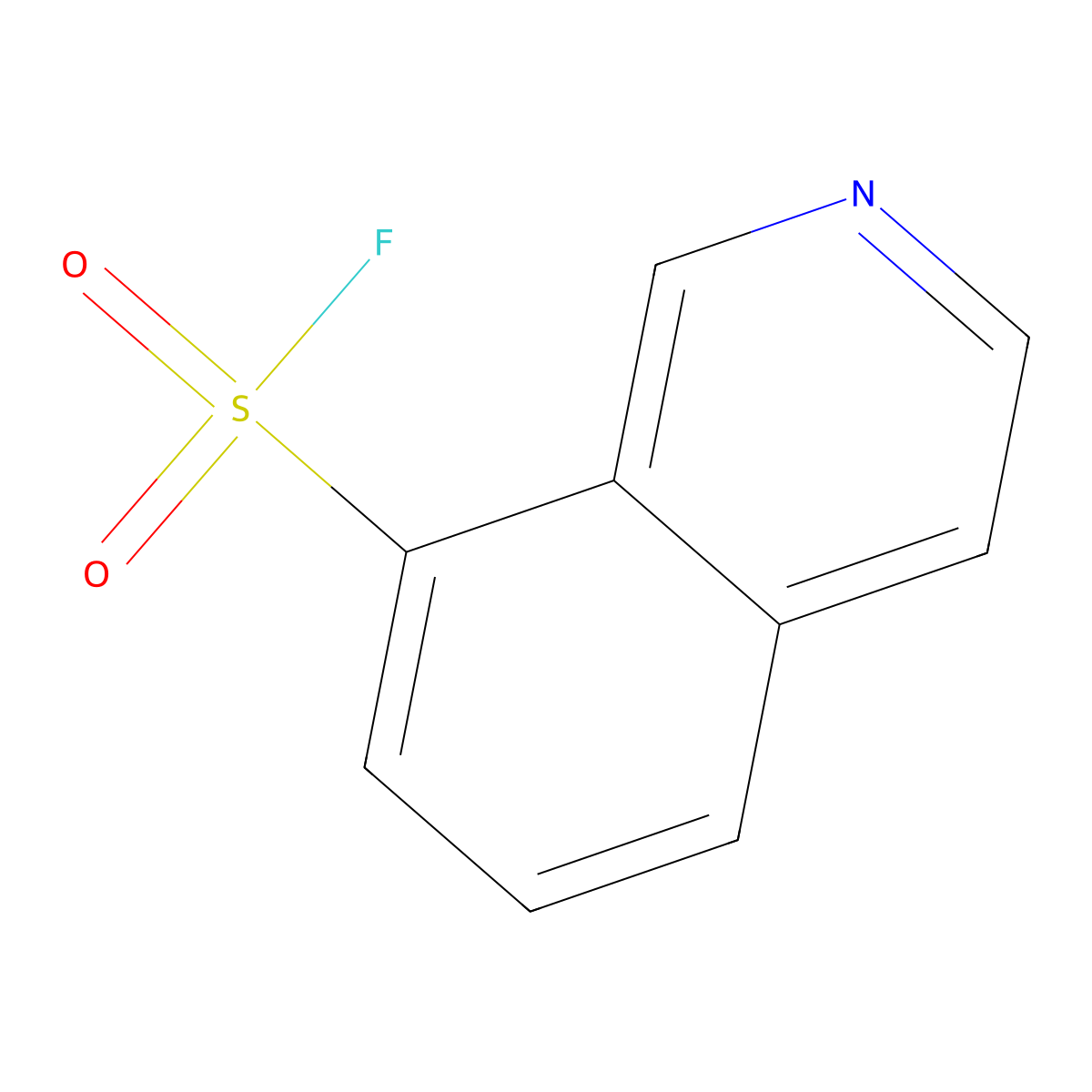 Isoquinoline-8-sulfonyl fluoride molecular structure, CAS 2138225-49-5