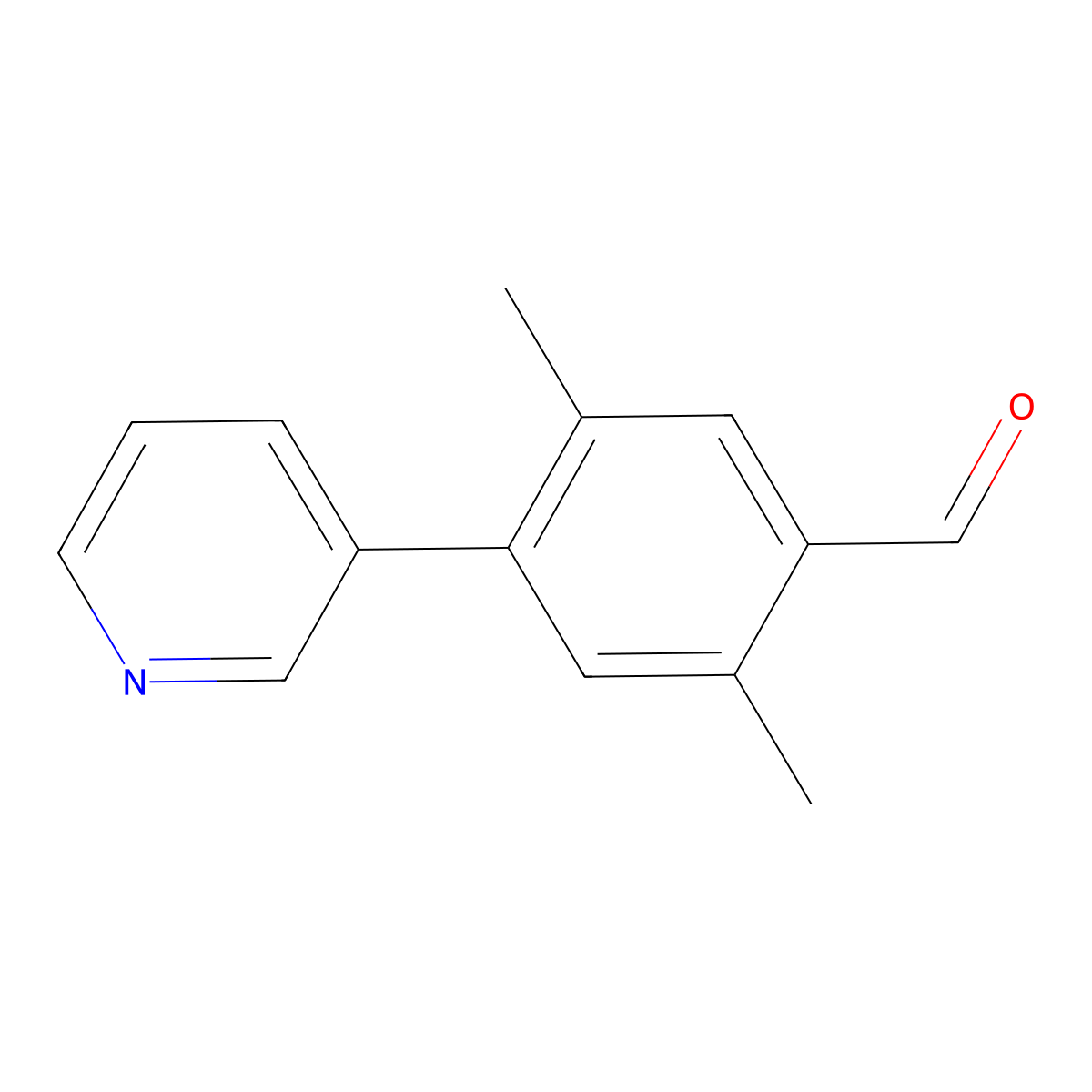 2,5-Dimethyl-4-(pyridin-3-yl)benzaldehyde molecular structure, CAS 2138231-15-7