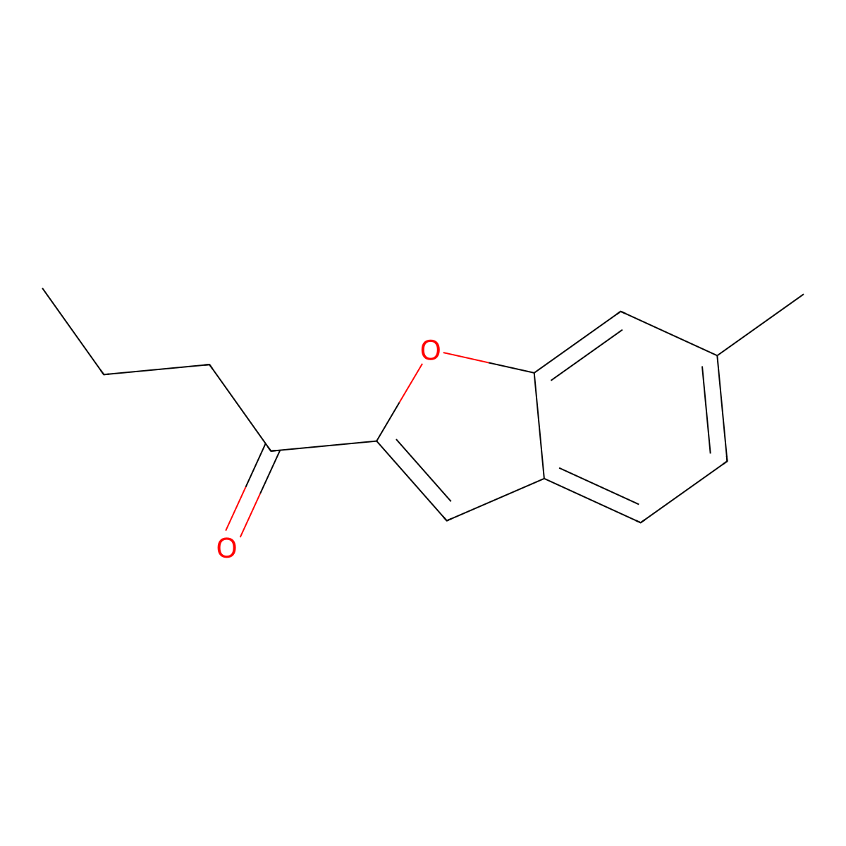 1-(6-Methyl-1-benzofuran-2-yl)butan-1-one molecular structure, CAS 2138231-58-8
