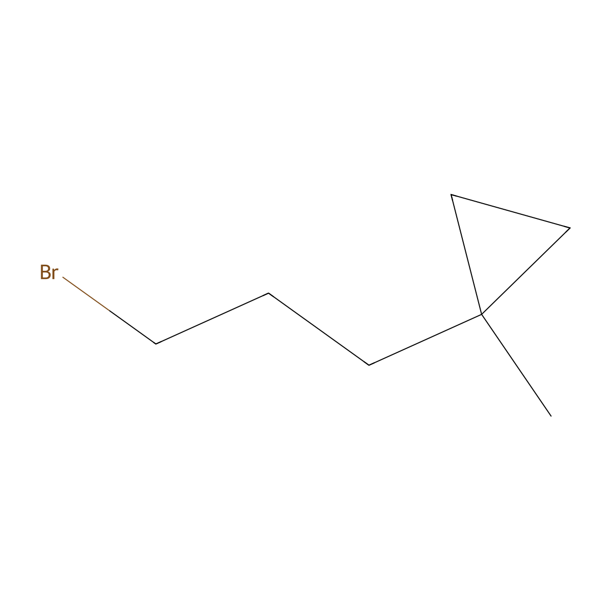 1-(3-Bromopropyl)-1-methylcyclopropane molecular structure, CAS 2138236-23-2