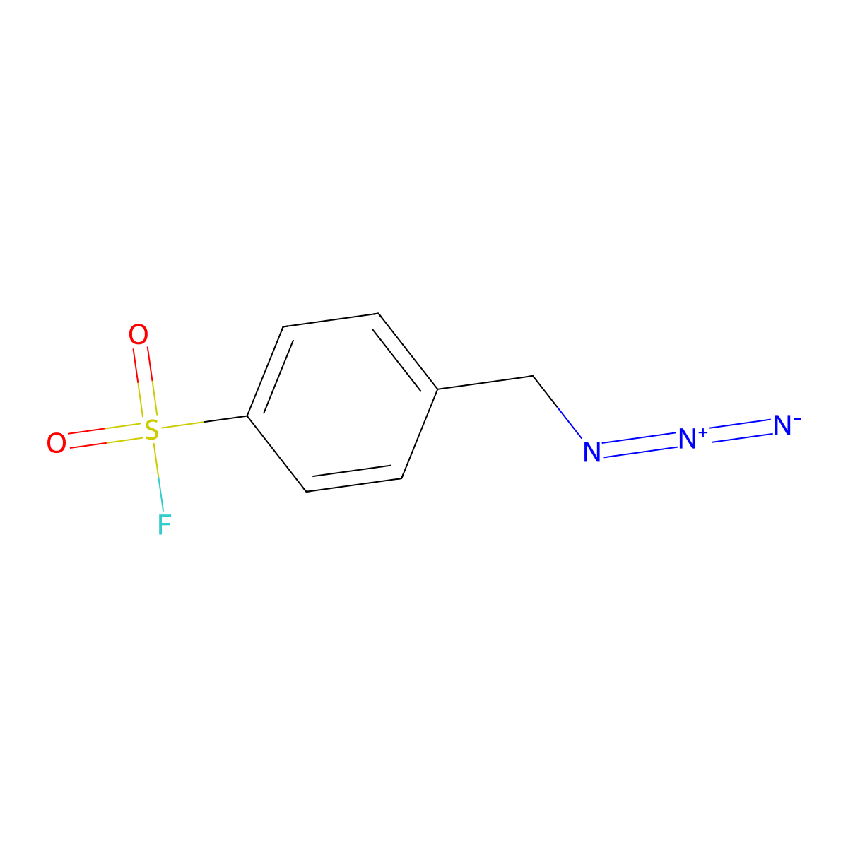 4-(Azidomethyl)benzene-1-sulfonyl fluoride molecular structure, CAS 2138241-82-2