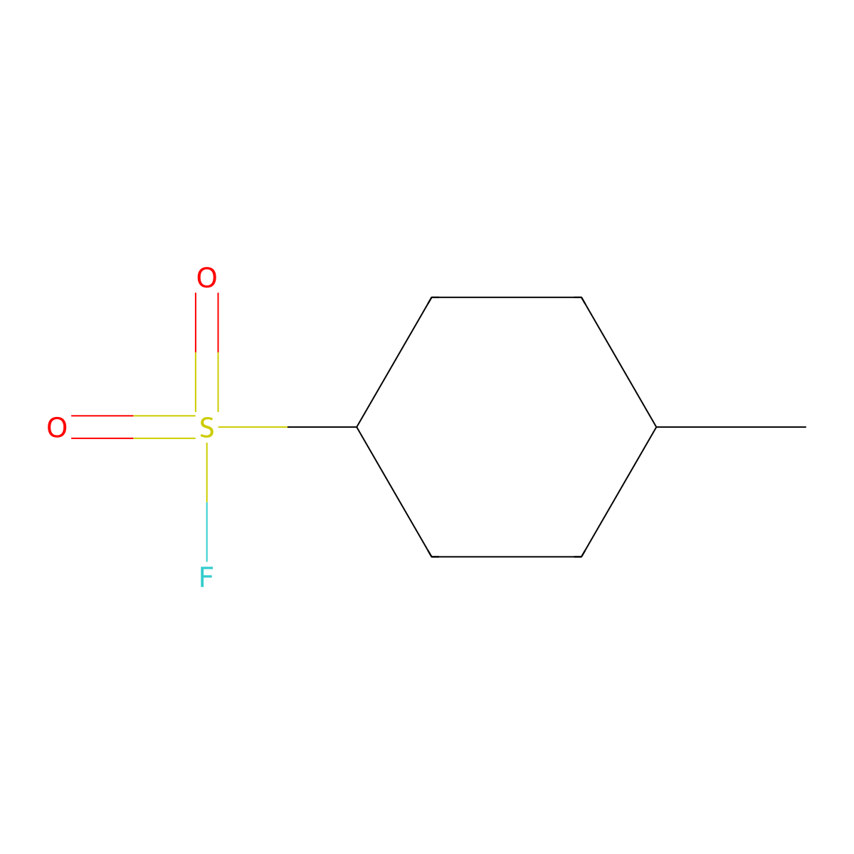 4-Methylcyclohexane-1-sulfonyl fluoride molecular structure, CAS 2138252-61-4